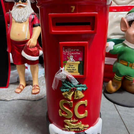 Small Santa's Mailbox Statue LM Treasures - H