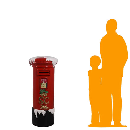 Small Santa's Mailbox Statue LM Treasures - H