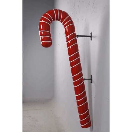 Hanging Red Candy Cane Over Sized Statue - LM Treasures 