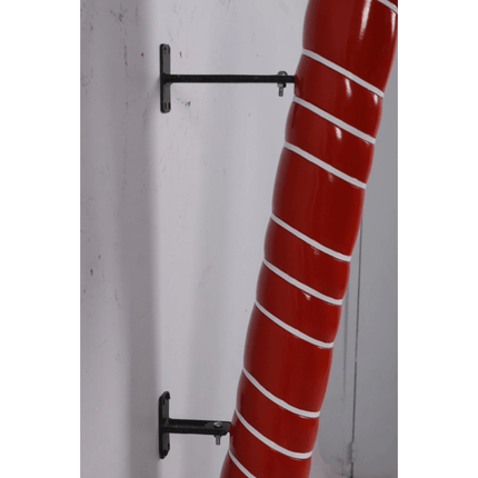 Hanging Red Candy Cane Over Sized Statue - LM Treasures 