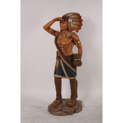 Tobacco Indian Life Size Statue - LM Treasures 