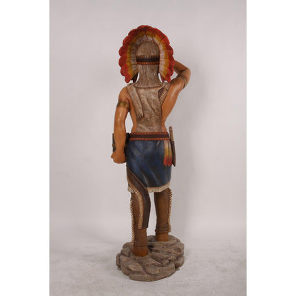 Tobacco Indian Life Size Statue - LM Treasures 