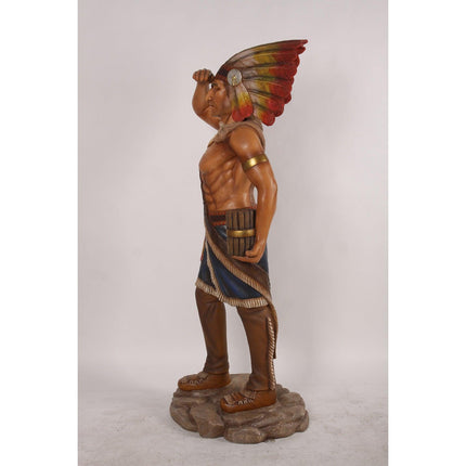 Tobacco Indian Life Size Statue - LM Treasures 