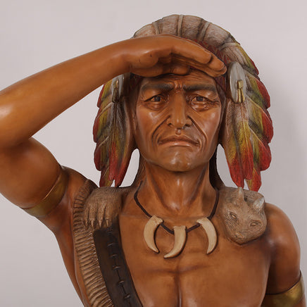 Tobacco Indian Life Size Statue - LM Treasures 