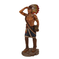 Tobacco Indian Life Size Statue - LM Treasures 
