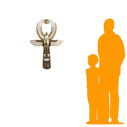 Egyptian Ankh of Amun-Re Key of Life Wall Decor Statue LM Treasures - H
