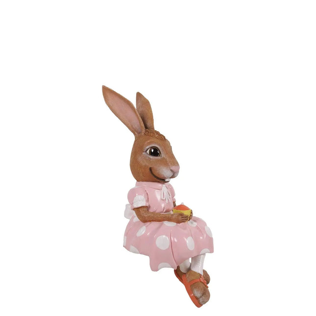 Young Rabbit Girl Sitting Over Sized Statue LM Treasures - H
