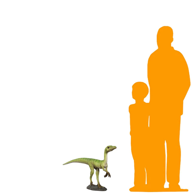 Compsognathus Dinosaur Life Size Statue LM Treasures - H