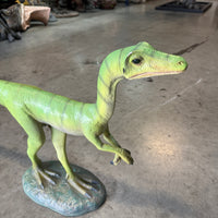 Compsognathus Dinosaur Life Size Statue - LM Treasures 