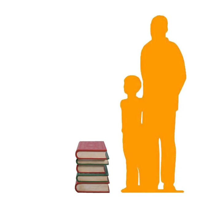 Book Seat Toy Prop Decor Resin Statue LM Treasures - H