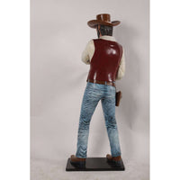 Gunslinger Cowboy Life Size Statue - LM Treasures 