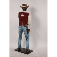 Gunslinger Cowboy Life Size Statue - LM Treasures 