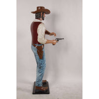 Gunslinger Cowboy Life Size Statue - LM Treasures 