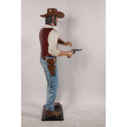 Gunslinger Cowboy Life Size Statue - LM Treasures 