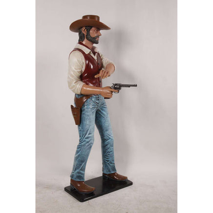 Gunslinger Cowboy Life Size Statue - LM Treasures 