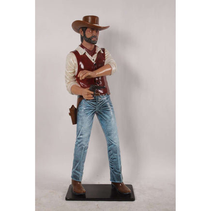 Gunslinger Cowboy Life Size Statue - LM Treasures 