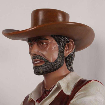 Gunslinger Cowboy Life Size Statue - LM Treasures 