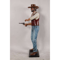 Gunslinger Cowboy Life Size Statue - LM Treasures 