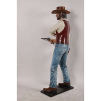 Gunslinger Cowboy Life Size Statue - LM Treasures 