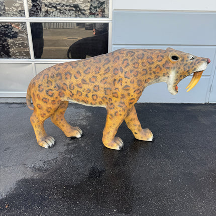 Smilodon Saber Tooth Life Size Statue