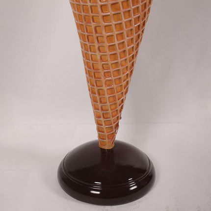 Large Plain Vanilla Soft Serve Ice Cream Statue