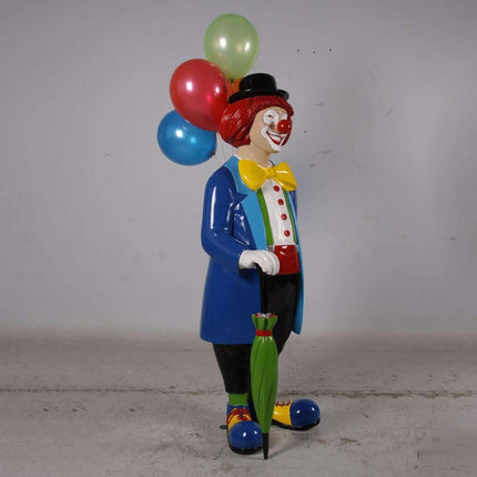 Clown With Balloons Life Size Statue - LM Treasures 