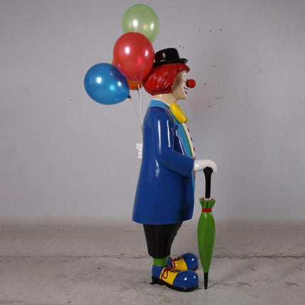 Clown With Balloons Life Size Statue - LM Treasures 