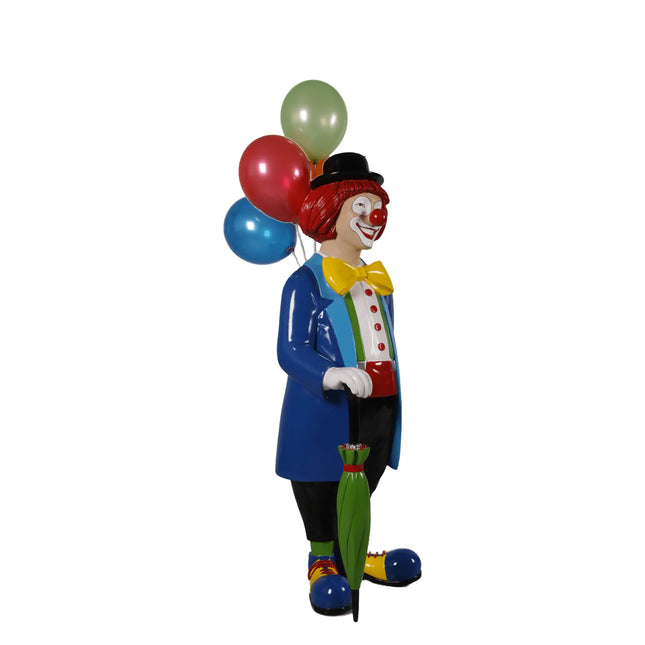 Clown With Balloons Life Size Statue LM Treasures - H