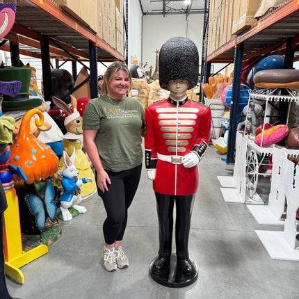 Royal Guard Artillery Officer Life Size Statue LM Treasures - H