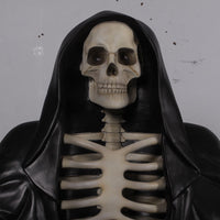 Skeleton Reaper Throne Life Size Chair Statue - LM Treasures 