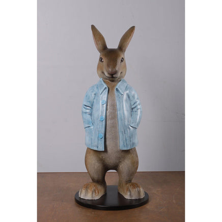 Rob The Bunny Rabbit With Long Jacket Statue - LM Treasures 