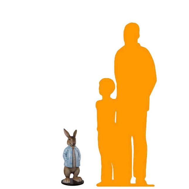 Rob The Bunny Rabbit With Long Jacket Statue - LM Treasures 