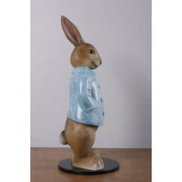 Rob The Bunny Rabbit With Long Jacket Statue - LM Treasures 