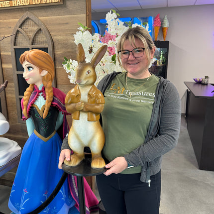 Rob The Bunny Rabbit With Short Jacket Statue LM Treasures - H