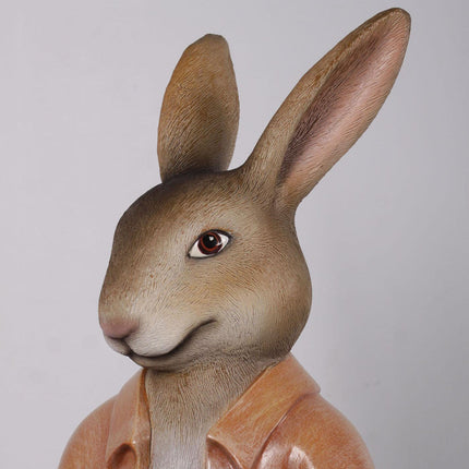 Rob The Bunny Rabbit With Short Jacket Statue - LM Treasures 