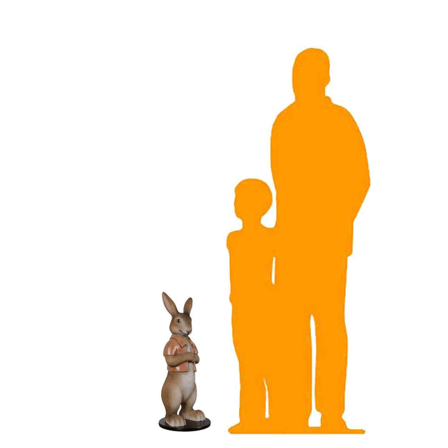 Rob The Bunny Rabbit With Short Jacket Statue - LM Treasures 