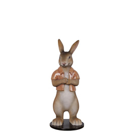 Rob The Bunny Rabbit With Short Jacket Statue - LM Treasures 