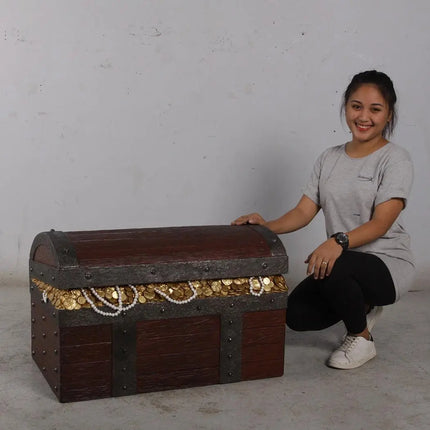 Pirate Treasure Chest Life Size Statue LM Treasures - H