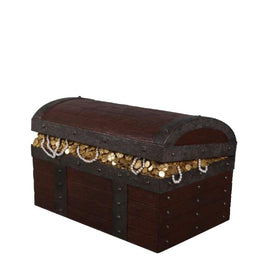 Pirate Treasure Chest Life Size Statue - LM Treasures 