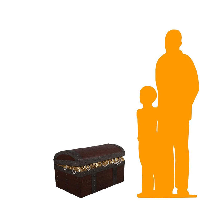 Pirate Treasure Chest Life Size Statue - LM Treasures 