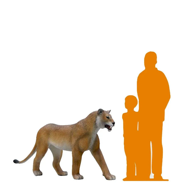 Lioness Walking Life Size Statue LM Treasures - H