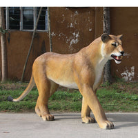 Lioness Walking Life Size Statue - LM Treasures 