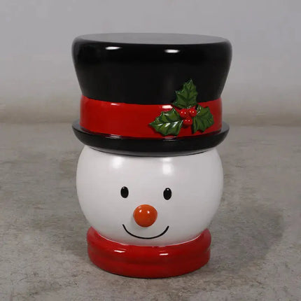 Snowman Stool Statue LM Treasures - H