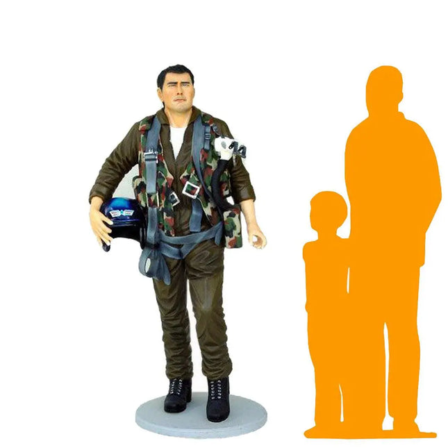 Pilot Life Size Statue LM Treasures - A