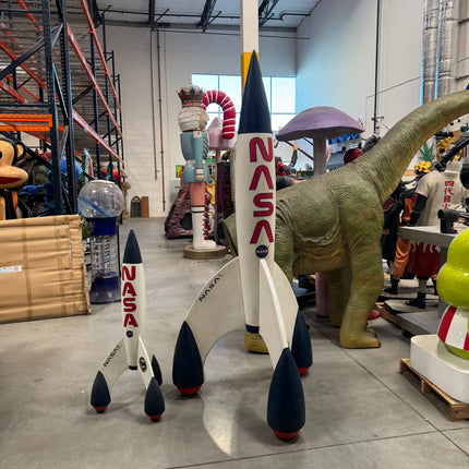 Large Space Rocket Statue LM Treasures - A