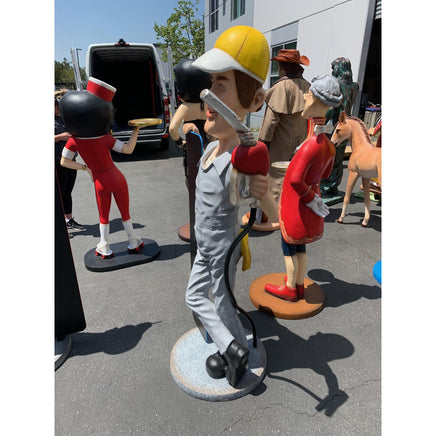 Gasoline Man Menu Life Size Statue - LM Treasures 