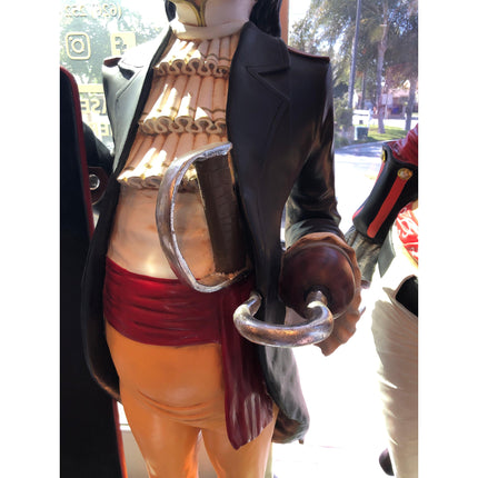 Pirate Holding Menu Board Life Size Statue - LM Treasures 