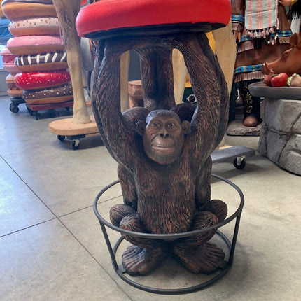 Monkey Barstool Over Sized Statue - LM Treasures 
