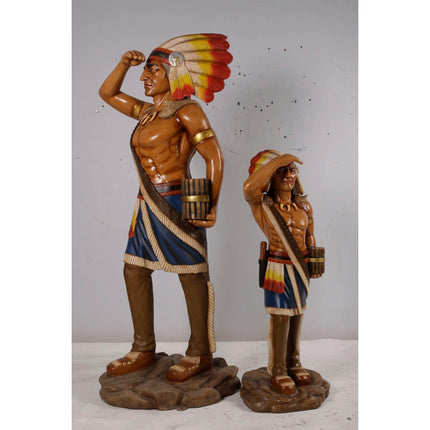 Tobacco Indian Small Statue - LM Treasures 