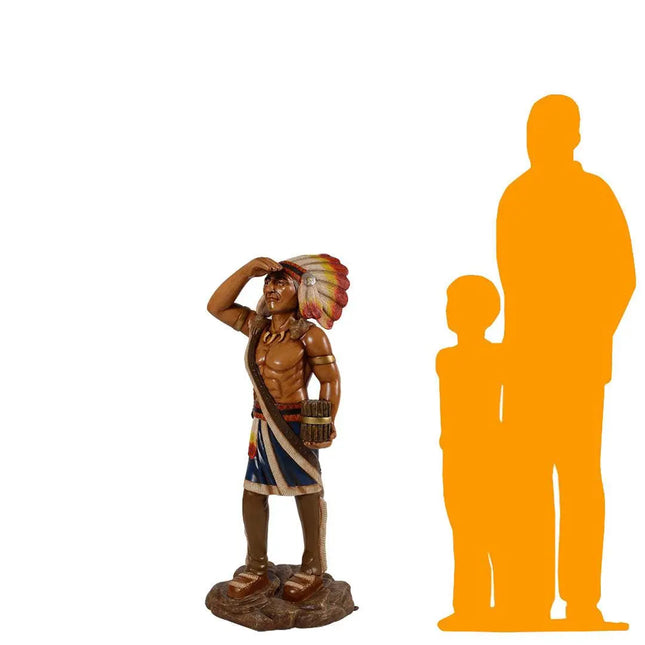 Tobacco Indian Small Statue LM Treasures - H